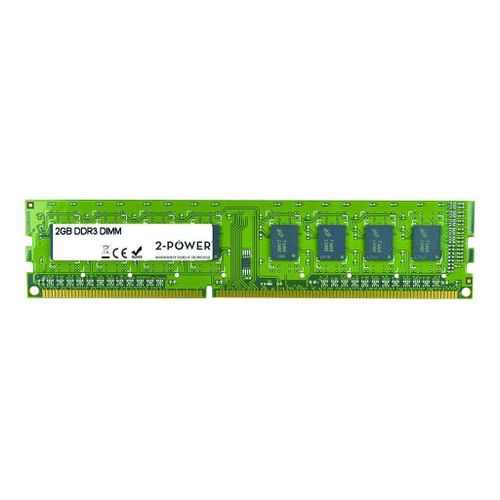 2-Power - DDR3 - module - 2 Go - DIMM 240 broches - 1600 MHz / PC3-12800 - CL11 - mémoire sans tampon - non ECC