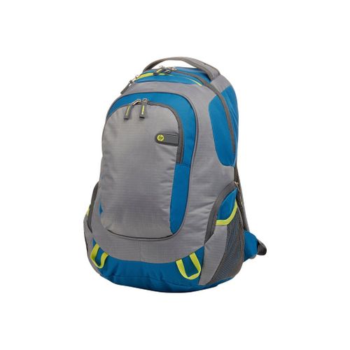 HP Sport - Sac à dos pour ordinateur portable - 15.6" - jaune fluo, gris doux, jaune, noir et gris fumé, turquoise tendance - pour Compaq 15, CQ45, CQ58; Presario CQ57; Portable 11, 13, 14, 15...