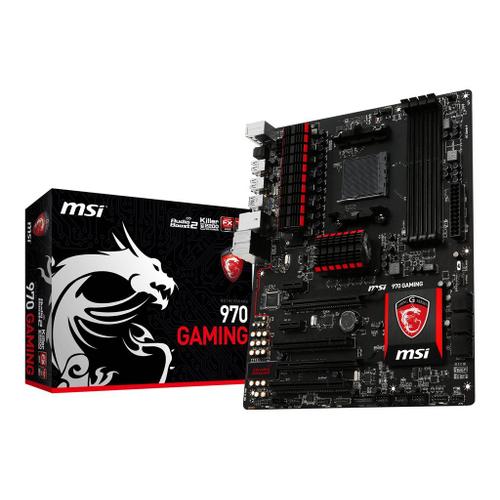 MSI 970 GAMING - Carte-mère - ATX - Socket AM3+ - AMD 970 Chipset - USB 3.0 - Gigabit LAN - audio HD (8 canaux)