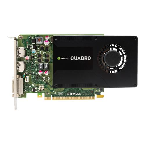 NVIDIA Quadro K2200 - Carte graphique - Quadro K2200 - 4 Go GDDR5 - PCIe 2.0 x16 - DVI, 2 x DisplayPort - promo - pour Workstation Z240 (MT, tour), Z440, Z640, Z840