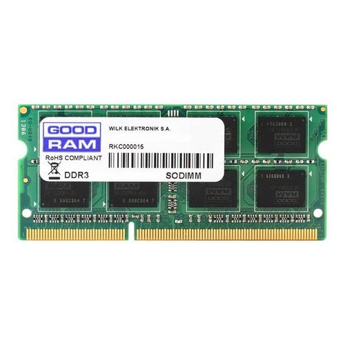 GOODRAM - DDR3 - module - 4 Go - SO DIMM 204 broches - 1600 MHz / PC3-12800 - CL11 - 1.35 V - mémoire sans tampon - non ECC