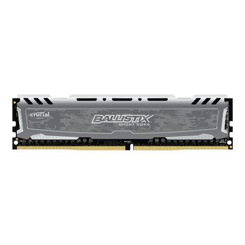 Ballistix Sport LT - DDR4 - module - 8 Go - DIMM 288 broches - 2400 MHz / PC4-19200 - CL16 - 1.2 V - mémoire sans tampon - non ECC