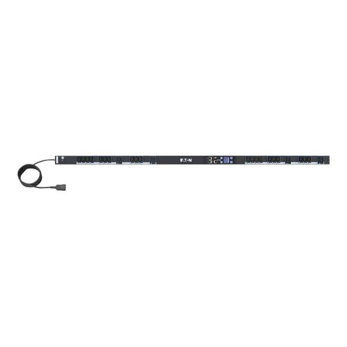 Eaton ePDU G3 Metered Outlet - Unité de distribution secteur (rack-montable) - Ethernet 10/100, RS-232 - entrée : IEC 60320 C20 16A - connecteurs de sortie : 24 - 0U