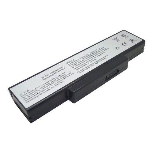 DLH - Batterie de portable (standard) (équivalent à : ASUS A32-K72, ASUS A32-N71) - Lithium Ion - 6 cellules - 5200 mAh - 56 Wh - noir - pour ASUS A72; A73; K72; K73; N73; PRO7ADY; Pro7BSM;...