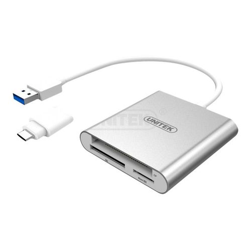 Unitek - Lecteur de carte - tout-en-un (SD, CF, microSD) - USB 3.0