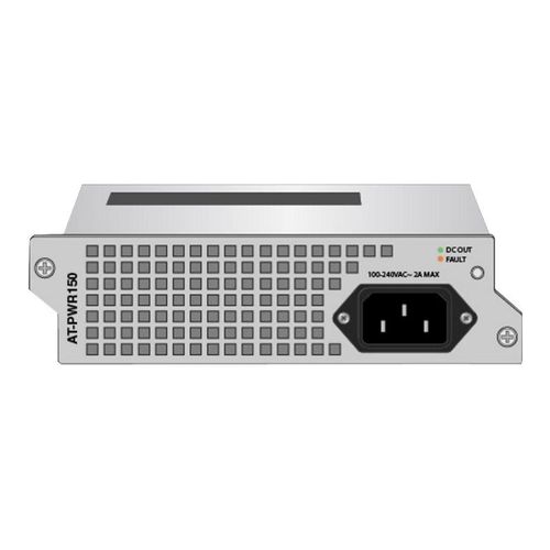 Allied Telesis AT-PWR150 - Alimentation - branchement à chaud (interne) - CA 100-240 V - 150 Watt - Europe - pour AT x530-10, x530DP-52, x930-28, x930-52; CentreCOM AT-X530-10