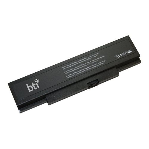 BTI LN-E555 - Batterie de portable (équivalent à : Lenovo 76+) - Lithium Ion - 6 cellules - 4400 mAh - pour Lenovo ThinkPad E560 20EV, 20EW; E565 20EY; ThinkPad Edge E550 20DF, 20DG; E555 20DH