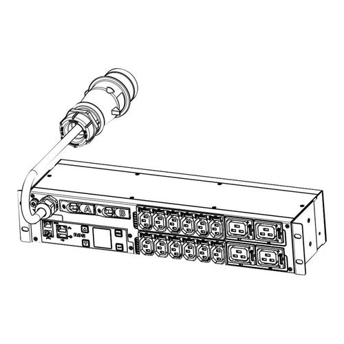 Eaton ePDU G3 Entrée mesurée - Unité de distribution secteur (rack-montable) - CA 230 V - triphasé - Ethernet 10/100, RS-232 - entrée : IEC 60309 32A - connecteurs de sortie : 16 (power IEC 60320...