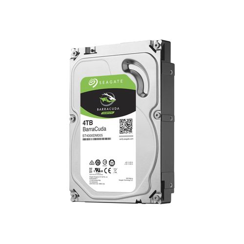 Seagate Barracuda ST4000DM005 - Disque dur - 4 To - interne - 3.5" - SATA 6Gb/s - mémoire tampon : 64 Mo