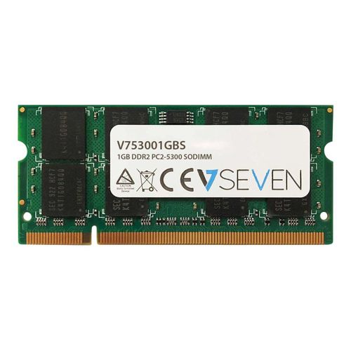 V7 - DDR2 - module - 1 Go - SO DIMM 200 broches - 667 MHz / PC2-5300 - mémoire sans tampon - non ECC