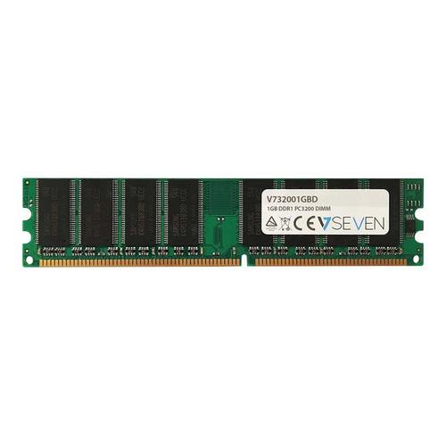 V7 - DDR - module - 1 Go - DIMM 184 broches - 400 MHz / PC3200 - mémoire sans tampon - non ECC