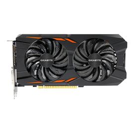 Gigabyte GeForce GTX 1050 Ti Windforce OC 4G - Carte graphique - GF GTX 1050 Ti - 4 Go GDDR5 - PCIe 3.0 x16 - DVI, DisplayPort, 3 x HDMI