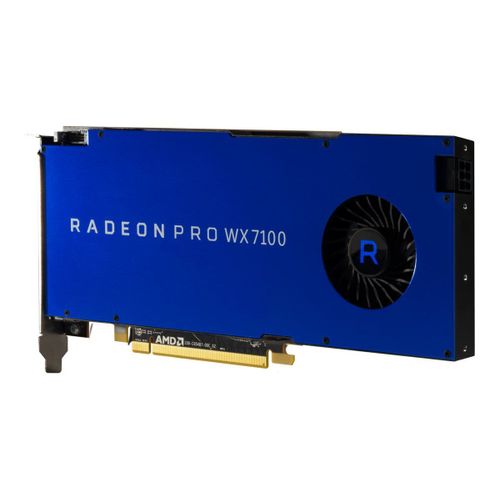 AMD Radeon Pro WX7100 - Carte graphique - Radeon Pro WX 7100 - 8 Go GDDR5 - PCIe 3.0 x16 - 4 x DisplayPort