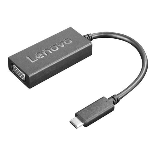 Lenovo - Adaptateur USB / VGA - 24 pin USB-C (M) pour HD-15 (VGA) (F) - support 1920 x 1200 (WUXGA) - CRU