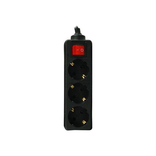 Garza Basic Power - Unité de distribution d'alimentation - CA 250 V - 3680 Watt - connecteurs de sortie : 3 (bipolaire) - 3 m cordon