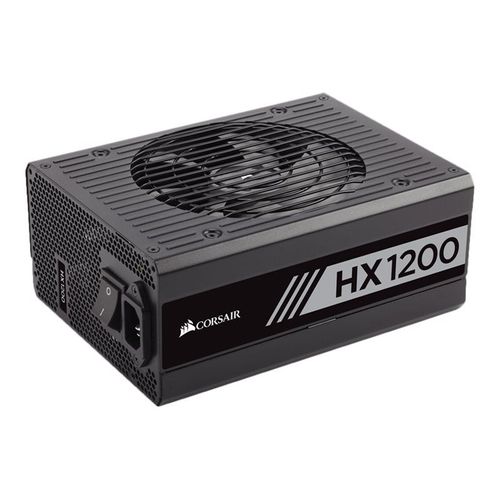 CORSAIR HX Series HX1200 - Alimentation électrique (interne) - ATX12V 2.4/ EPS12V 2.92 - 80 PLUS Platinum - CA 100-240 V - 1200 Watt - Europe