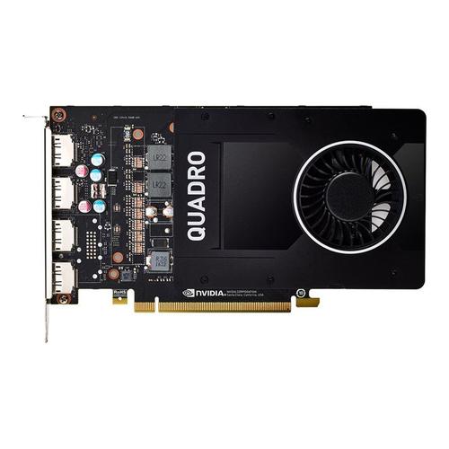 NVIDIA Quadro P2000 - Carte graphique - Quadro P2000 - 5 Go GDDR5 - PCIe 3.0 x16 - 4 x DisplayPort - Pour la vente au détail