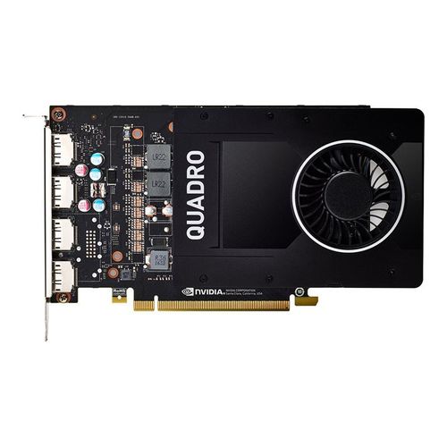 NVIDIA Quadro P2000 - Carte graphique - Quadro P2000 - 5 Go GDDR5 - PCIe 3.0 x16 - 4 x DisplayPort - En vrac