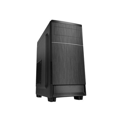 NOX Origin Virtus - Tour - micro ATX - pas d'alimentation (ATX) - noir - USB/Audio