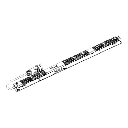 Eaton ePDU G3 Basic - Unité de distribution secteur (rack-montable) - CA 400 V - triphasé - entrée : IEC 60309 16A - connecteurs de sortie : 24 (3 x IEC 60320 C19, 21 x IEC 60320 C13) - 24U - 3 m...