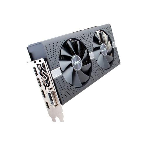 Sapphire NITRO+ RX 580 - Carte graphique - Radeon RX 580 - 4 Go GDDR5 - PCIe 3.0 x16 - DVI, 2 x HDMI, 2 x DisplayPort - détail léger