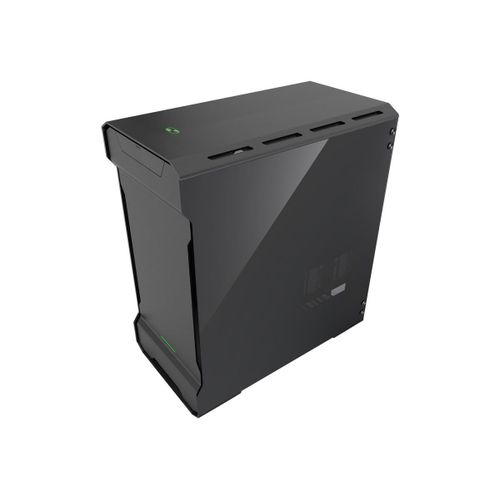 Phanteks Enthoo EVOLV - Tempered Glass Edition - tour - micro ATX - panneau latéral fenêtré (verre trempé) - pas d'alimentation - noir satin - USB/Audio