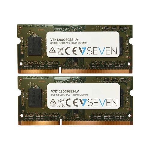 V7 - DDR3 - kit - 8 Go: 2 x 4 Go - SO DIMM 204 broches - 1600 MHz / PC3-12800 - CL11 - 1.35 V - mémoire sans tampon - non ECC