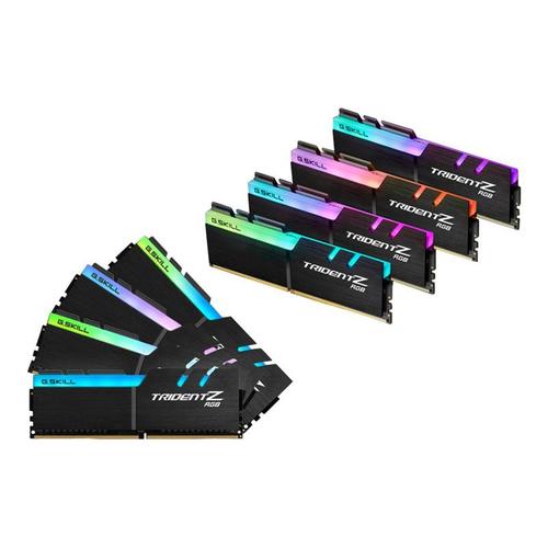 G.Skill TridentZ RGB Series - DDR4 - kit - 64 Go: 8 x 8 Go - DIMM 288 broches - 3600 MHz / PC4-28800 - CL16 - 1.35 V - mémoire sans tampon - non ECC