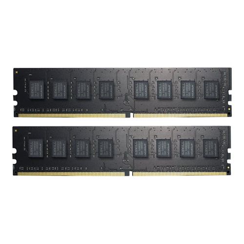 G.Skill Value Series - DDR4 - kit - 8 Go: 2 x 4 Go - DIMM 288 broches - 2400 MHz / PC4-19200 - CL17 - 1.2 V - mémoire sans tampon - non ECC