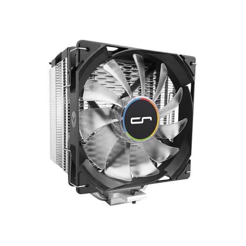 Cryorig H7 Quad Lumi - Refroidisseur de processeur - (pour : LGA1156, AM2, AM2+, AM3, LGA1155, AM3+, FM1, FM2, LGA1150, FM2+, LGA1151, LGA1200) - base en cuivre plaqué nickel - 120 mm