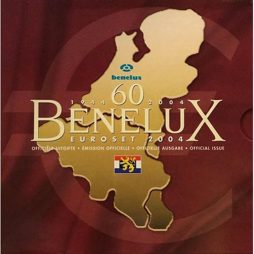 Coffret Euros Benelux Bu Triptyque 2004 : 24 Pièces