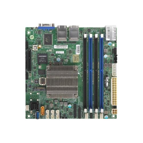 SUPERMICRO A2SDi-4C-HLN4F - Carte-mère - mini ITX - Intel Atom C3558 - USB 3.0 - 4 x Gigabit LAN - carte graphique embarquée