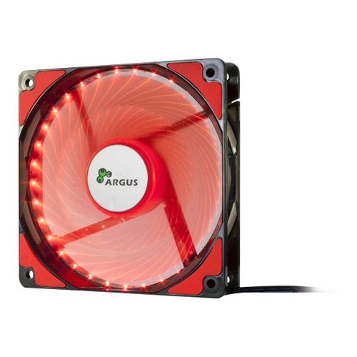 Argus L-12025 - Ventilateur châssis - 120 mm - rouge