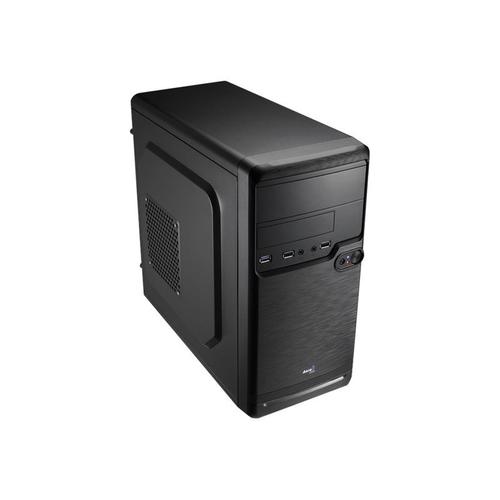 AeroCool PGS Q Series QS-182 - Tour - mini ITX - pas d'alimentation (ATX / PS/2) - noir - USB/Audio