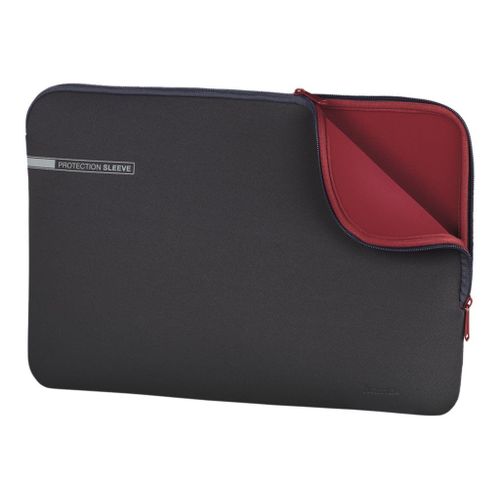 Hama "Neoprene" - Housse d'ordinateur portable - 13.3" - gris, rouge