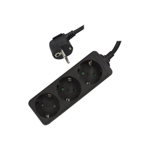 Ewent EW3959 - Coupe-circuit - connecteurs de sortie : 3 - 1.5 m cordon - noir