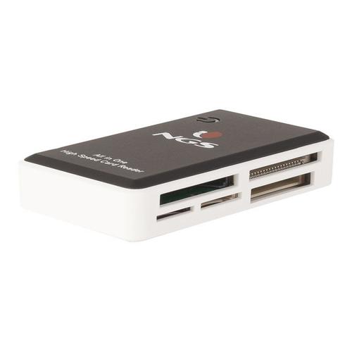 NGS Multireader Pro - Lecteur de carte - tout-en-un (Microdrive, MMC, xD, CF, TransFlash, microSD) - USB 2.0