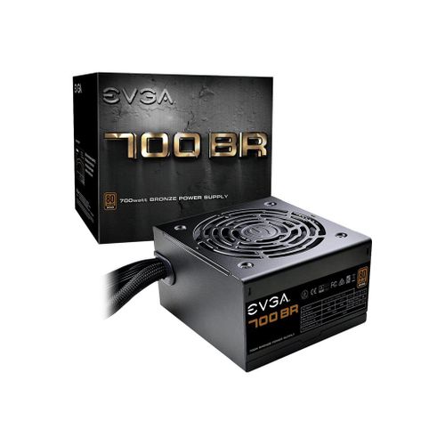 EVGA 700 BR - Alimentation électrique (interne) - ATX12V / EPS12V - 80 PLUS Bronze - CA 100-240 V - 700 Watt - PFC active - Europe