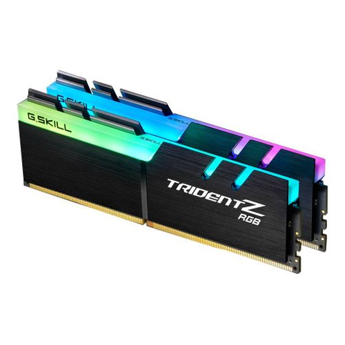 G.Skill TridentZ RGB Series - DDR4 - kit - 32 Go: 2 x 16 Go - DIMM 288 broches - 1600 MHz / PC4-25600 - CL16 - 1.35 V - mémoire sans tampon - non ECC