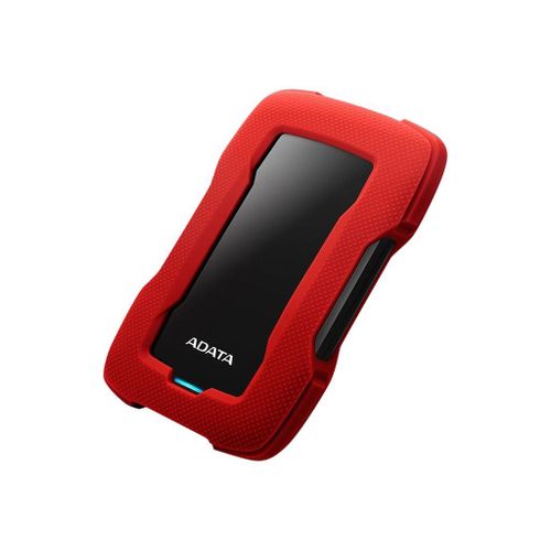 ADATA HD330 - Disque dur - 2 To - externe (portable) - USB 3.1 - AES 256 bits - rouge