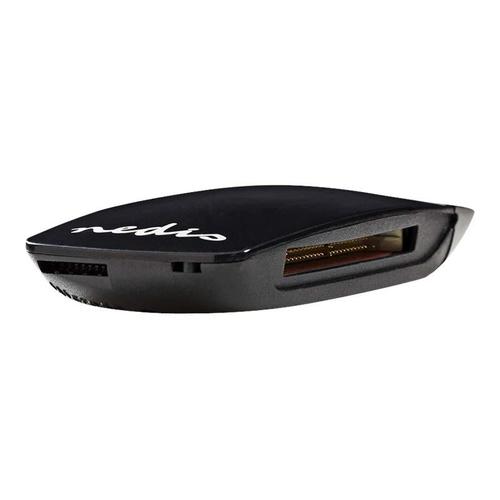 Nedis CRDRU3300BK - Lecteur de carte - tout-en-un (MS PRO, MMC, SD, MS Duo, xD, MS PRO Duo, miniSD, CF, RS-MMC, TransFlash, SDHC, microSDHC, SDXC) - USB 3.0