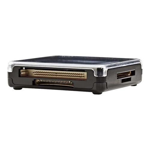 Nedis CRDRU3200BK - Lecteur de carte - tout-en-un (MS, MS PRO, SD, xD, CF, microSD, SDHC, MS Micro) - USB 3.0