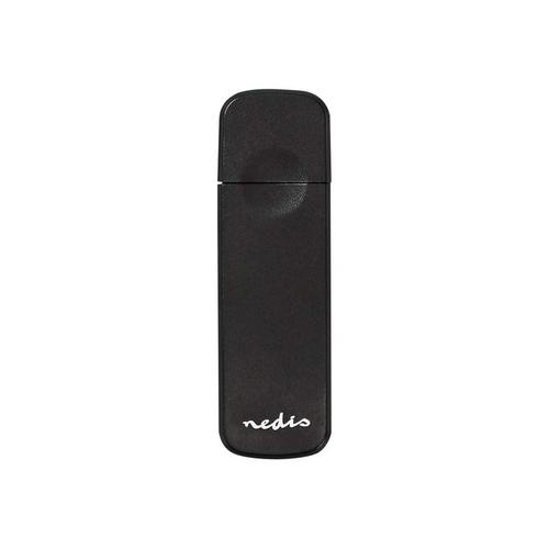 Nedis CRDRU3100BK - Lecteur de carte - 7 en 1 (MMC, SD, microSD, SDHC, microSDHC, SDXC, microSDXC) - USB 3.0