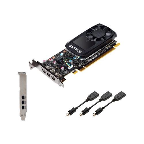 NVIDIA QUADRO P400 - Carte graphique - Quadro P400 - 2 Go - PCIe x16 - 3 x Mini DisplayPort - pour PRIMERGY TX1330 M4, TX2550 M4, TX2550 M5