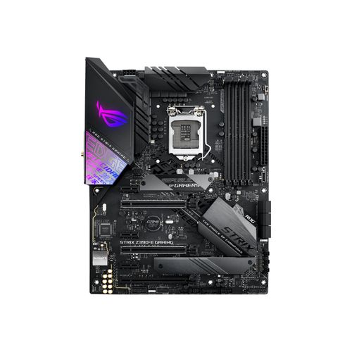 ASUS ROG STRIX Z390-E GAMING - Carte-mère - ATX - LGA1151 Socket - Z390 Chipset - USB 3.1 Gen 1, USB-C Gen2, USB 3.1 Gen 2 - Bluetooth, Gigabit LAN, Wi-Fi - carte graphique embarquée (unité...