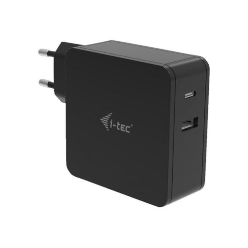 i-Tec USB-C CHARGER - Adaptateur secteur - CA 100-240 V - 60 Watt