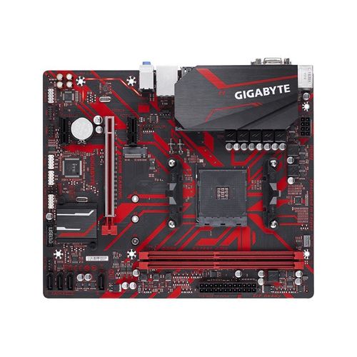 Gigabyte B450M GAMING - 1.0 - carte-mère - micro ATX - Socket AM4 - AMD B450 Chipset - USB 3.1 Gen 1 - Gigabit LAN - carte graphique embarquée (unité centrale requise) - audio HD (8 canaux)