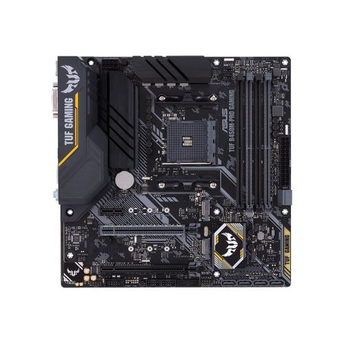 ASUS TUF B450M-PRO GAMING - Carte-mère - micro ATX - Socket AM4 - AMD B450 Chipset - USB 3.1 Gen 1, USB 3.1 Gen 2, USB-C Gen1 - Gigabit LAN - carte graphique embarquée (unité centrale requise) -...