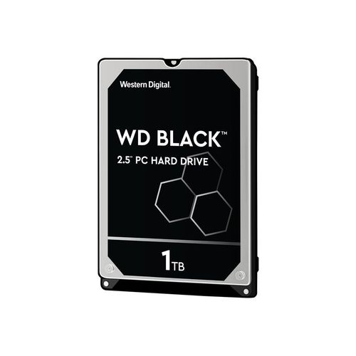 WD Black WD10JQLX - Disque dur - 1 To - interne - 2.5" - SATA 6Gb/s - 7200 tours/min - mémoire tampon : 32 Mo