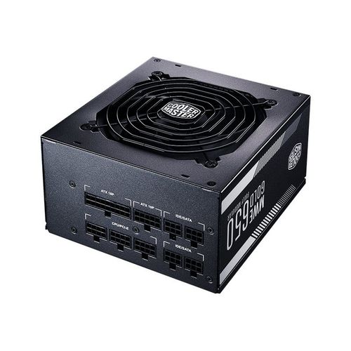 Cooler Master MWE Gold 650 Fully Modular - Alimentation électrique (interne) - ATX12V 2.31 - 80 PLUS Gold - CA 100-240 V - 650 Watt - PFC active - Europe